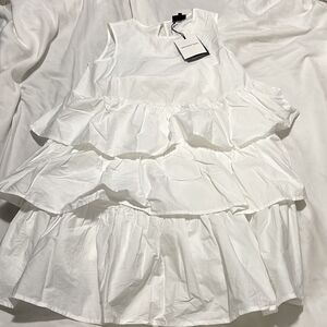 NWT- Who What Wear - XS. Tiered Cotton Dress